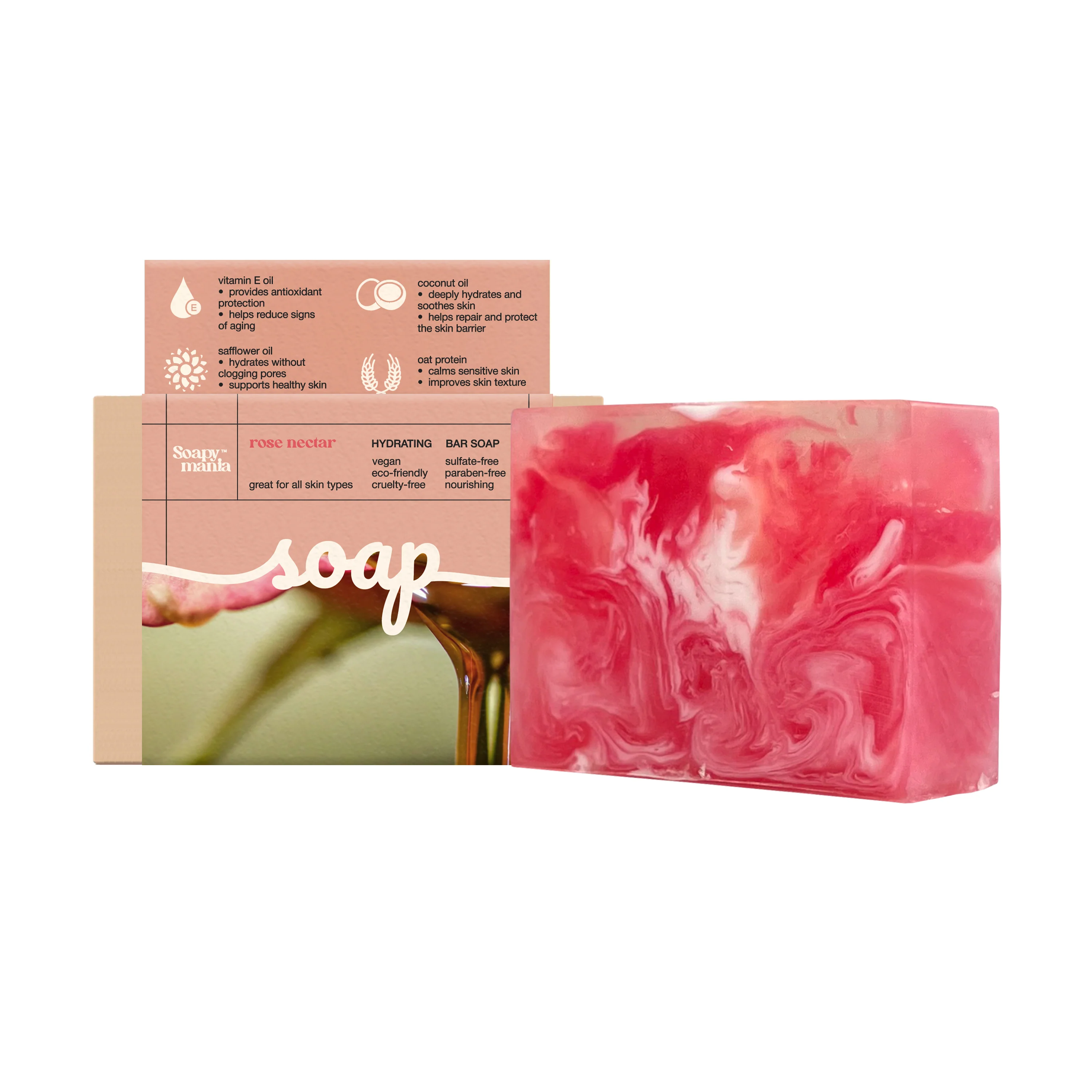 Rose Nectar Hydrating Bar Soap