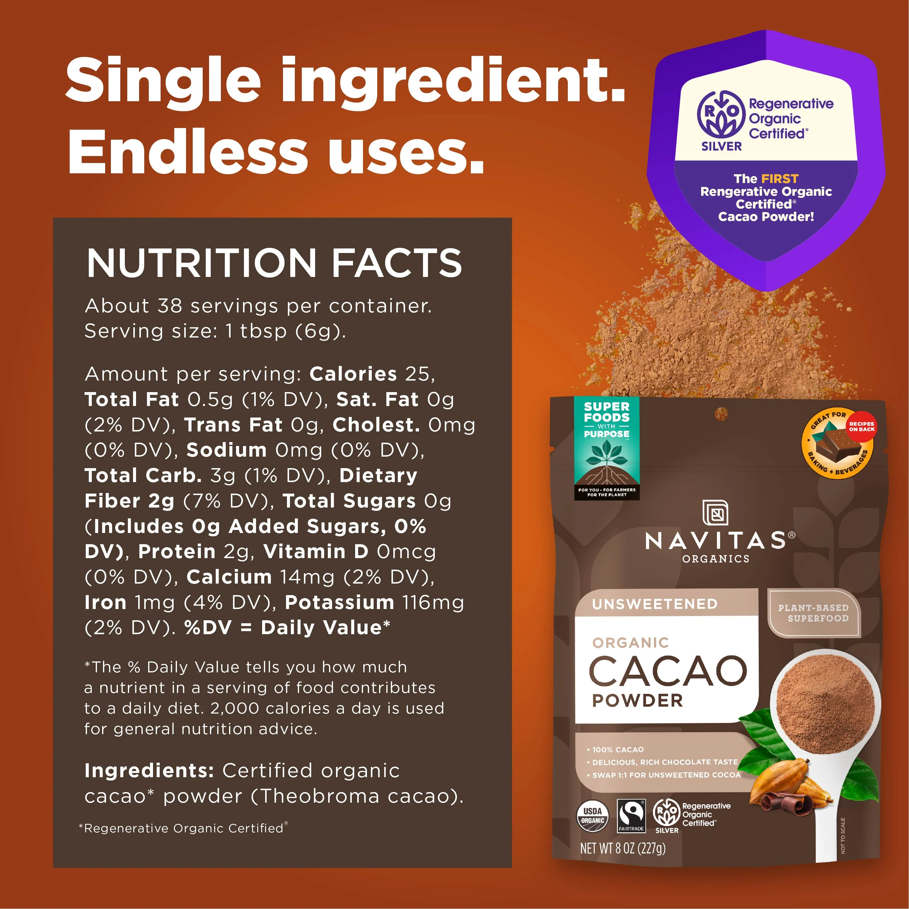 Organic Cacao Powder - Image 2