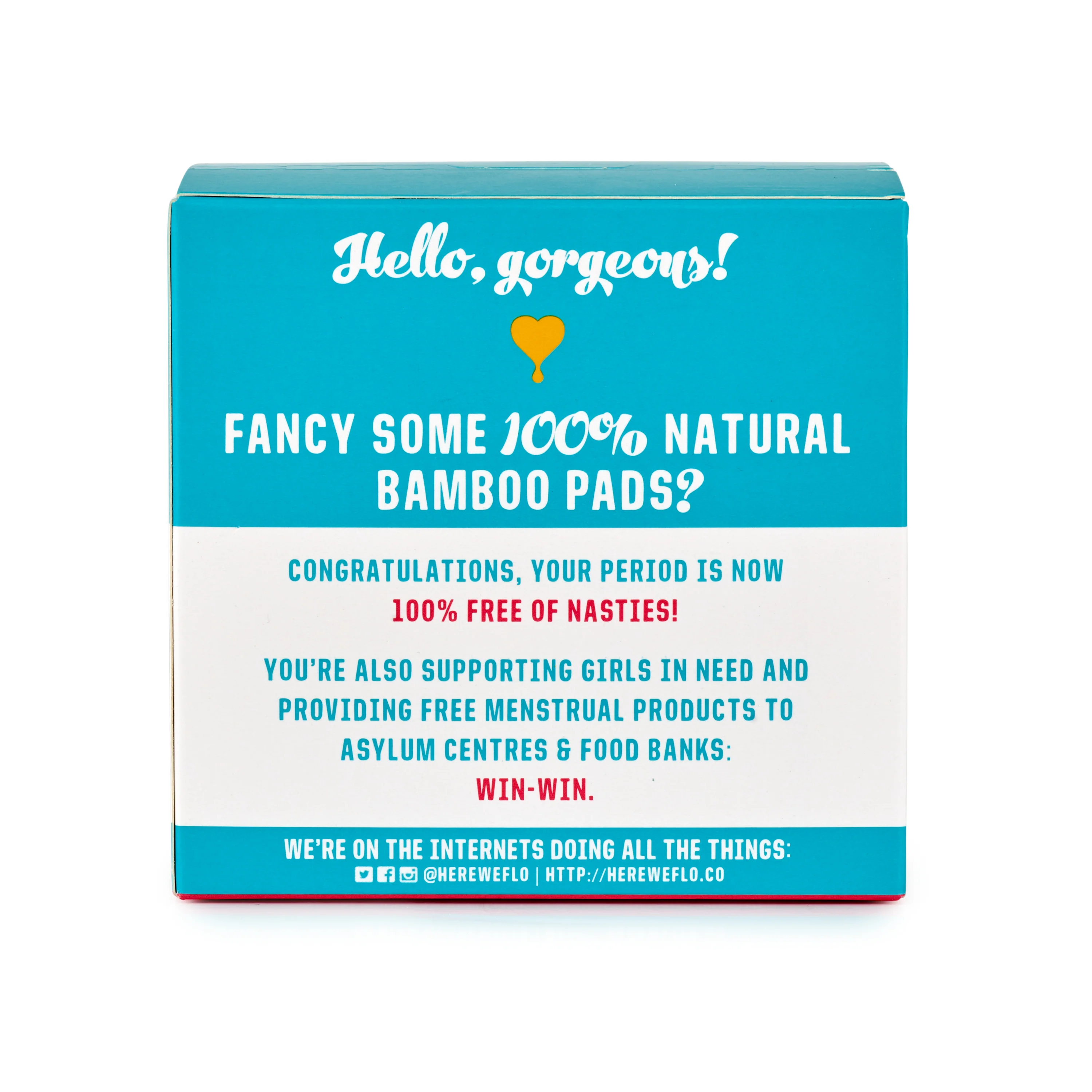 Flo Organic Bamboo Night Period Pads (Winged) - Image 2