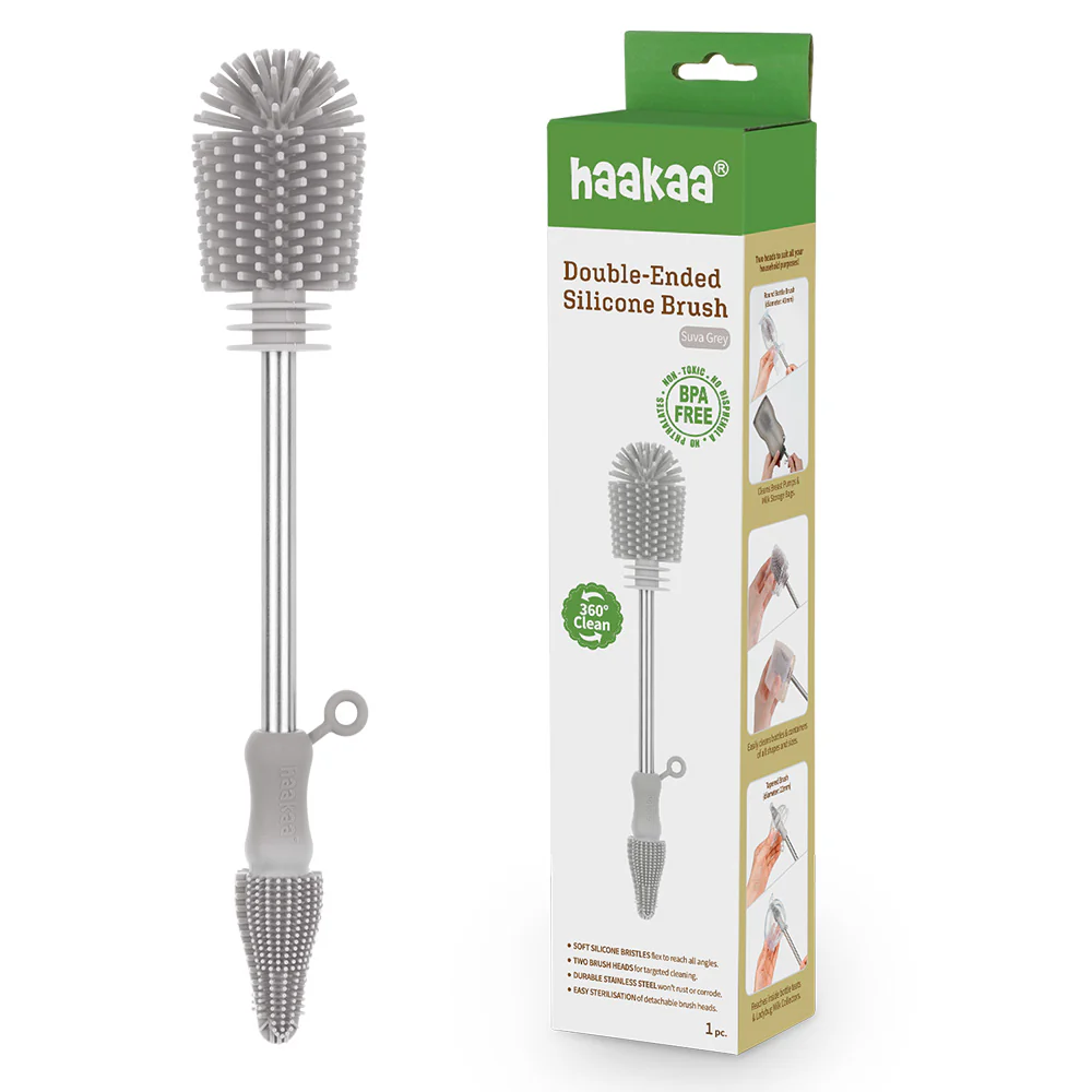 Double-Ended Silicone Cleaning & Bottle Brush - Image 12