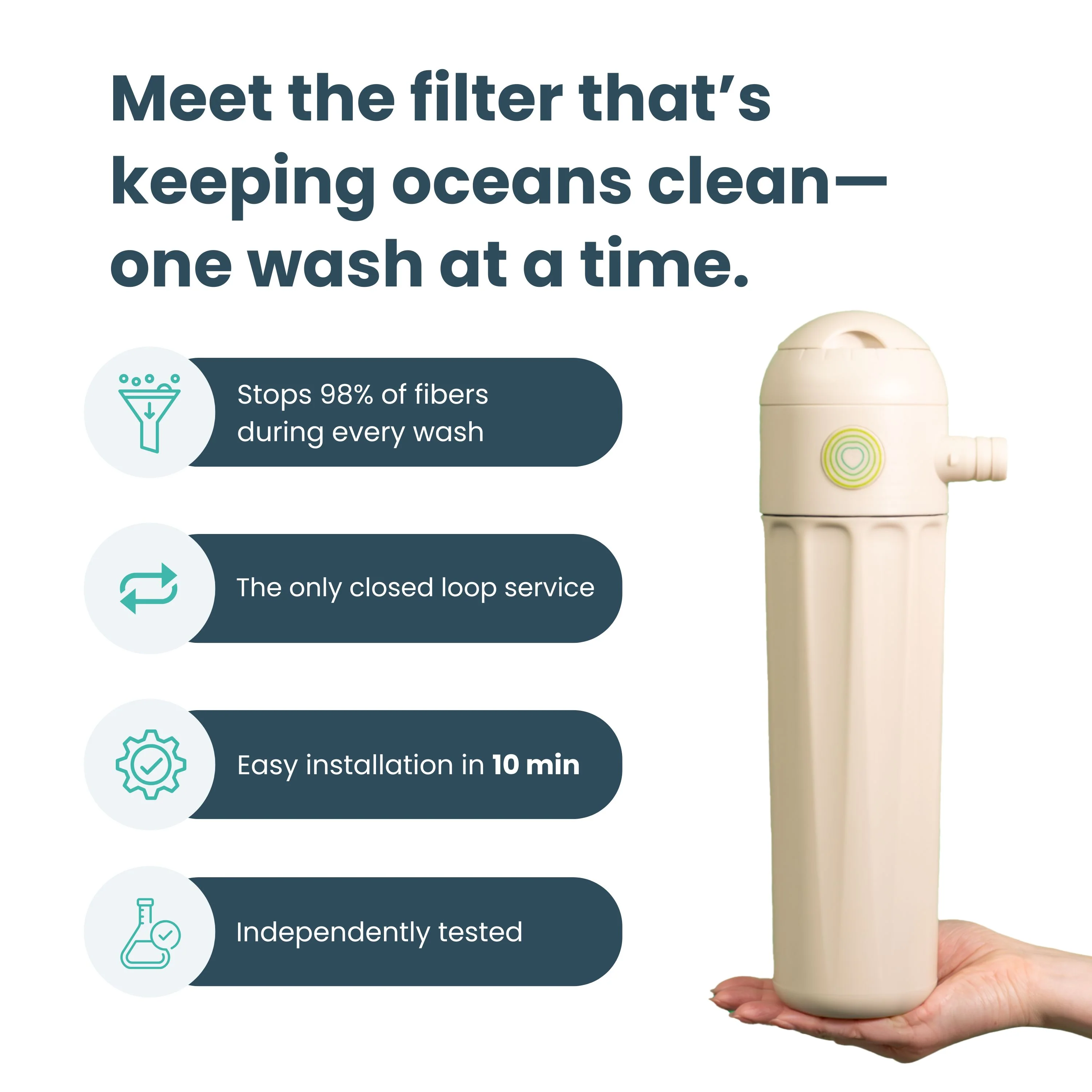 PlanetCare 2.0 Microfiber Filter Kit - Washing Machine Attachment - Image 7