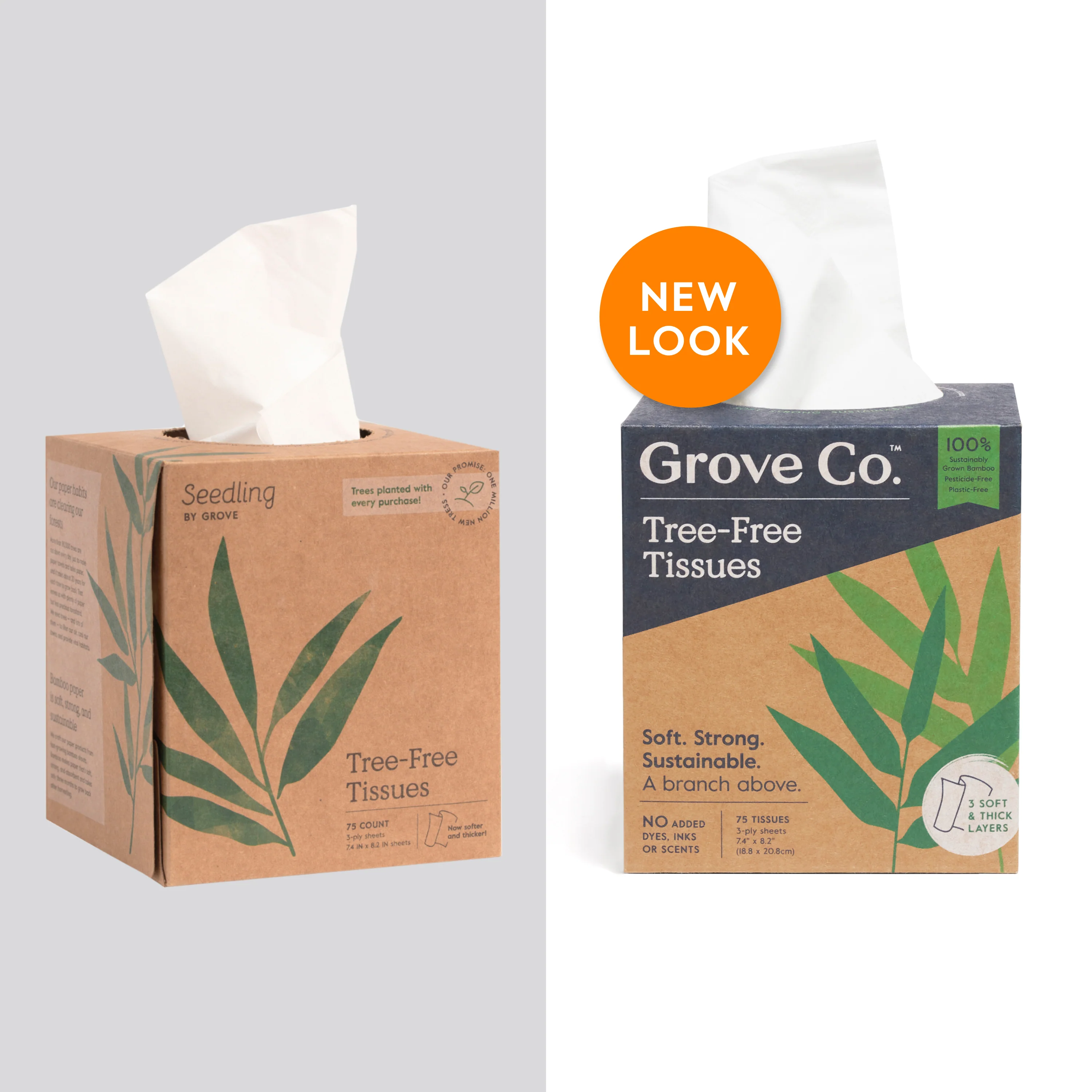 3-Ply Bamboo Facial Tissues (75 sheets per box) - Image 3