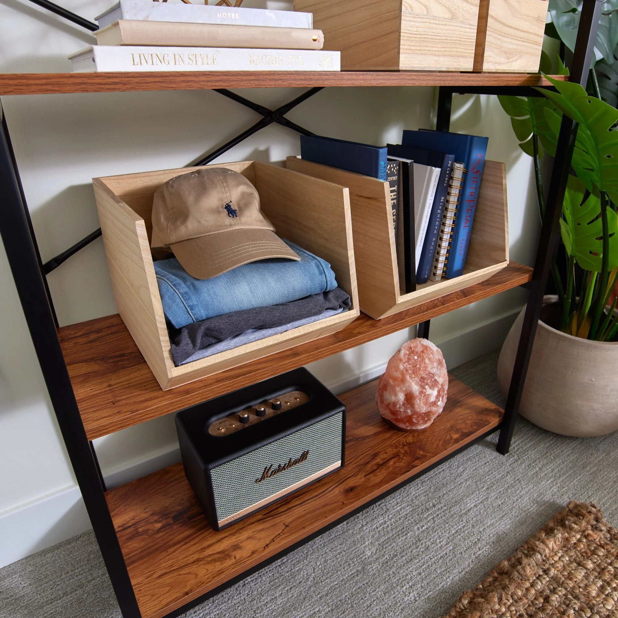 Wood Open Front Bin - Image 5